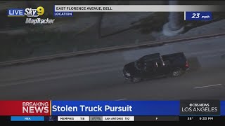 Driver Surrenders After Leading Deputies On Pursuit