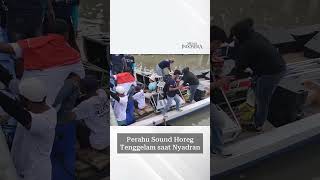 Detikdetik Perahu Sound Horeg Tenggelam Saat Nyadaran