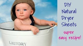 DIY Natural Dryer Sheets
