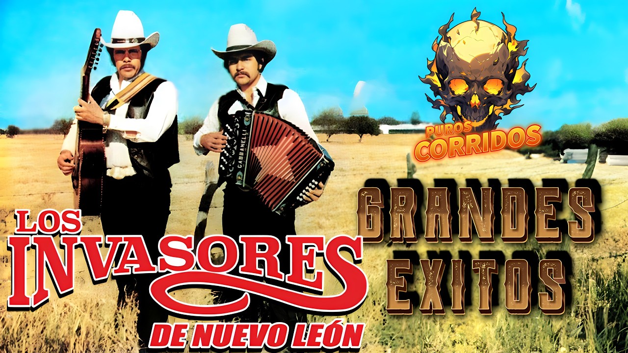Los Invasores de Nuevo León - Puros Corridos Grandes Éxitos | Lo Mejor de Los Invasores Mix