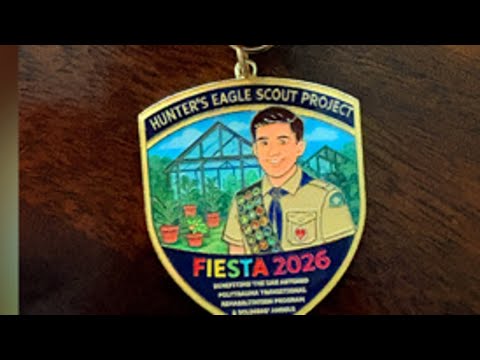 Eagle Scout turns Fiesta tradition into fundraiser for veterans’ recovery in San Antonio