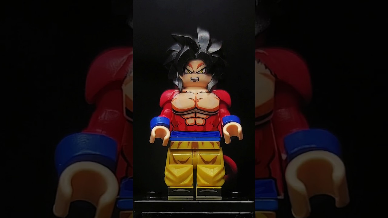 LEGO Goku Super Saiyan 4 | Unofficial LEGO Minifigure  