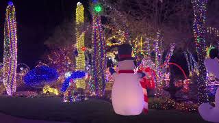 Christmas light display behindthescenes