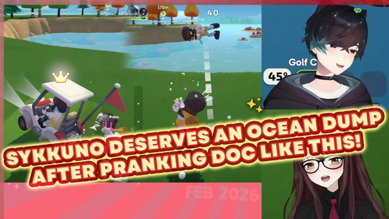 Sykkuno deserves an OCEAN DUMP at the course after pranking Doc, but rockets LAUNCHED perfectly!