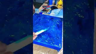 Curtiss Ashes In Art  art artbyfed wynnmodernart paint love ocean painting resin