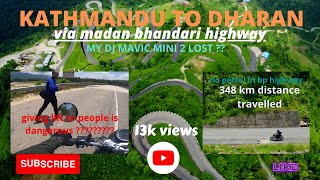 kathmandu to dharan solo ride via madan bhandari highway. best highway of nepal.