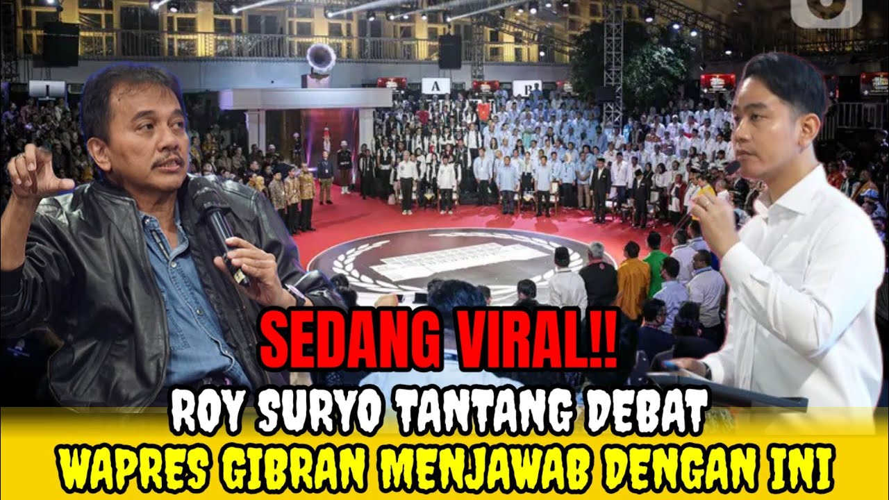 Gibran Bikin Bangga ‼️Debat Panas Roy Suryo serang gibran namun di hadapi dan di buat mengakuinya..