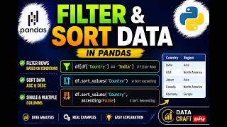How to Filter & Sort Data in Pandas | sort_values() & Boolean Indexing | Python Tamil