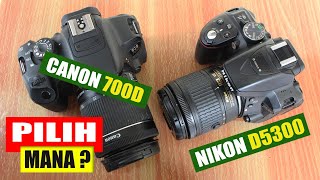 nikon d3200 vs canon 1200d review indonesia