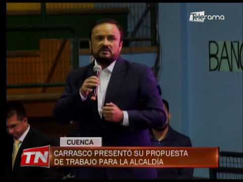 Carrasco presentó su propuesta de trabajo para la alcaldía