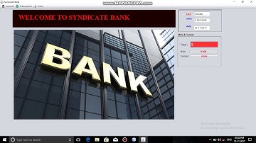 Banking Management System using java swings