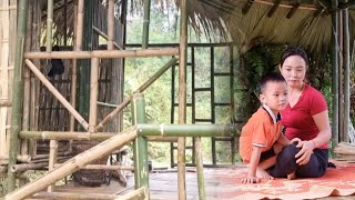 Full video: Mother and daughter struggled to complete their 2-story bamboo house in poverty