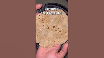 How to make soft jowar ki roti? #shorts #shortsviral #ytshorts #jowarroti #roti #trending #viral