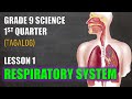 Respiratory System - Gr 9 /1st Q / Lesson 1 (Tagalog)