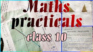 Class 10 Maths practicals📒📒( part 1), maths activities class 10, maths lab manual