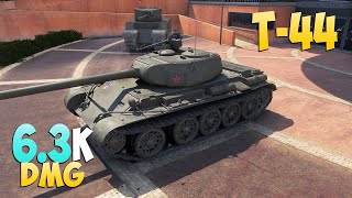 Т-44 - 9 Kills 6.3K DMG - Подержанный! - Мир Танков