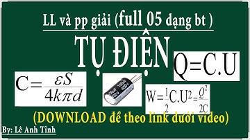 [ Vật lí 11-KNTT] Hướng dẫn giải các dạng toán về tụ điện (điện dung, năng lượng, ghép tụ điện,..)
