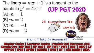 DERIVATIVES TRICK| Tangent| Parabola|Solution in just 3 seconds //DIFFERENTIATION SHORTCUT #shorts