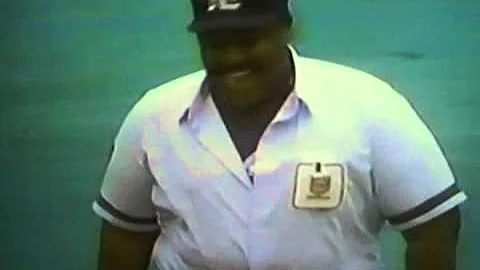 "Cheeseburger" Left On Base For Umpire Eric Gregg!