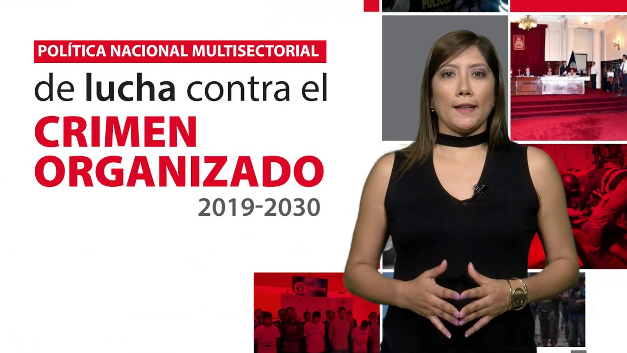 #En1Minuto Politica nacional de lucha contra el crimen organizado - YouTube
