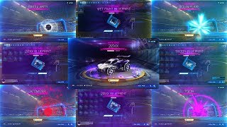 [BEST ITEMS ONLY] Trading Up 1,000 Exotic Blueprints into BLACK MARKETS on Rocket League!