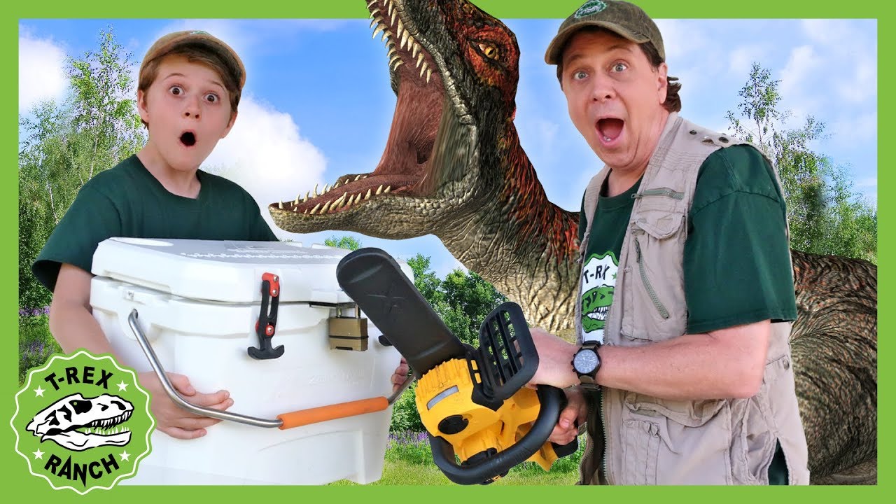 Dinosaur Hunt For Mystery Box! Raptor Dinosaurs for Kids with Egg