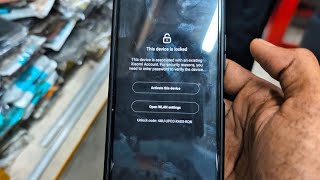 How to Reset and Unlock Your Mi Account via Official Xiaomi Cloud | this device is locked problem | 