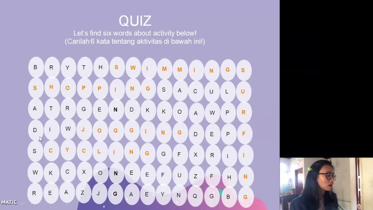 Quiz & Introducing Yourself - English Grade 5