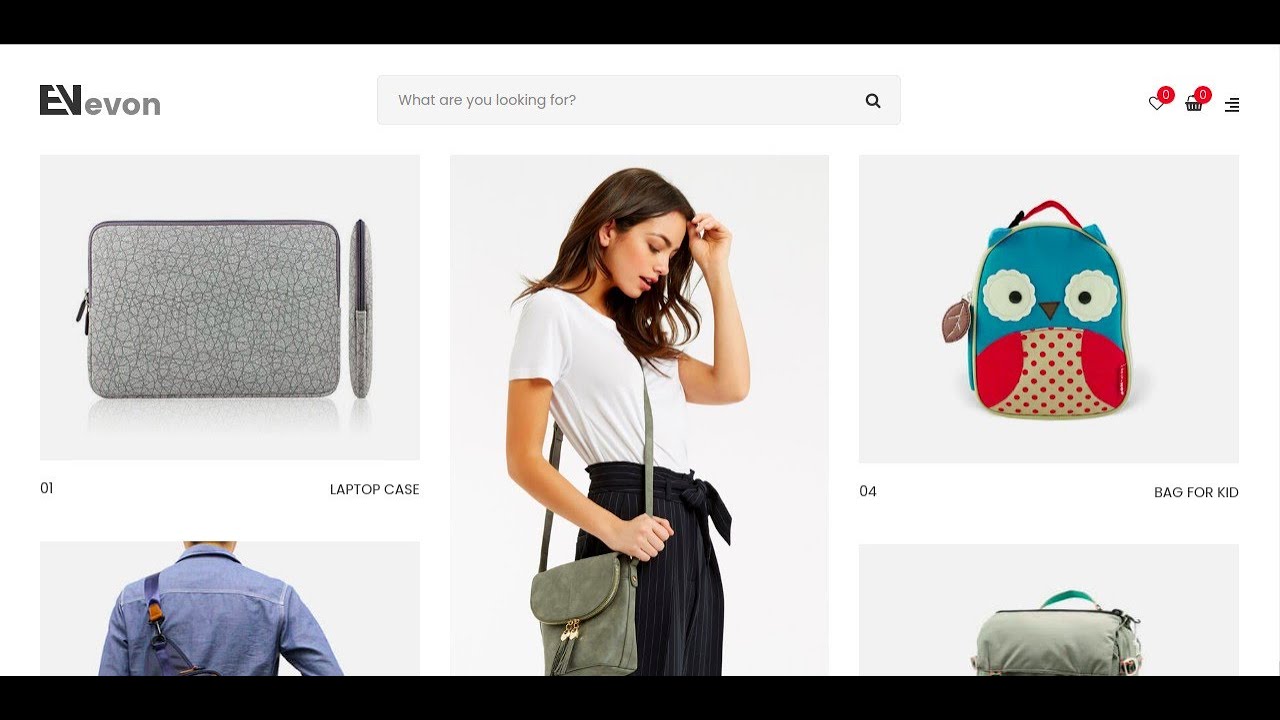 video Evon – Bag Store WooCommerce WordPress Theme