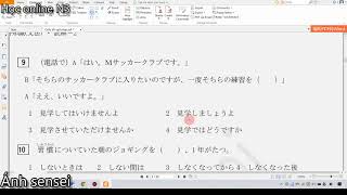 Chữa đề ngữ pháp N3 JLPT - Đề tháng 07/2013
