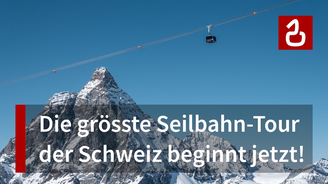 Swiss Ropeway Channel Der Winter schlägt zurück! The Grand Ropeway Tour of Switzerland 🚡🇨🇭 ...