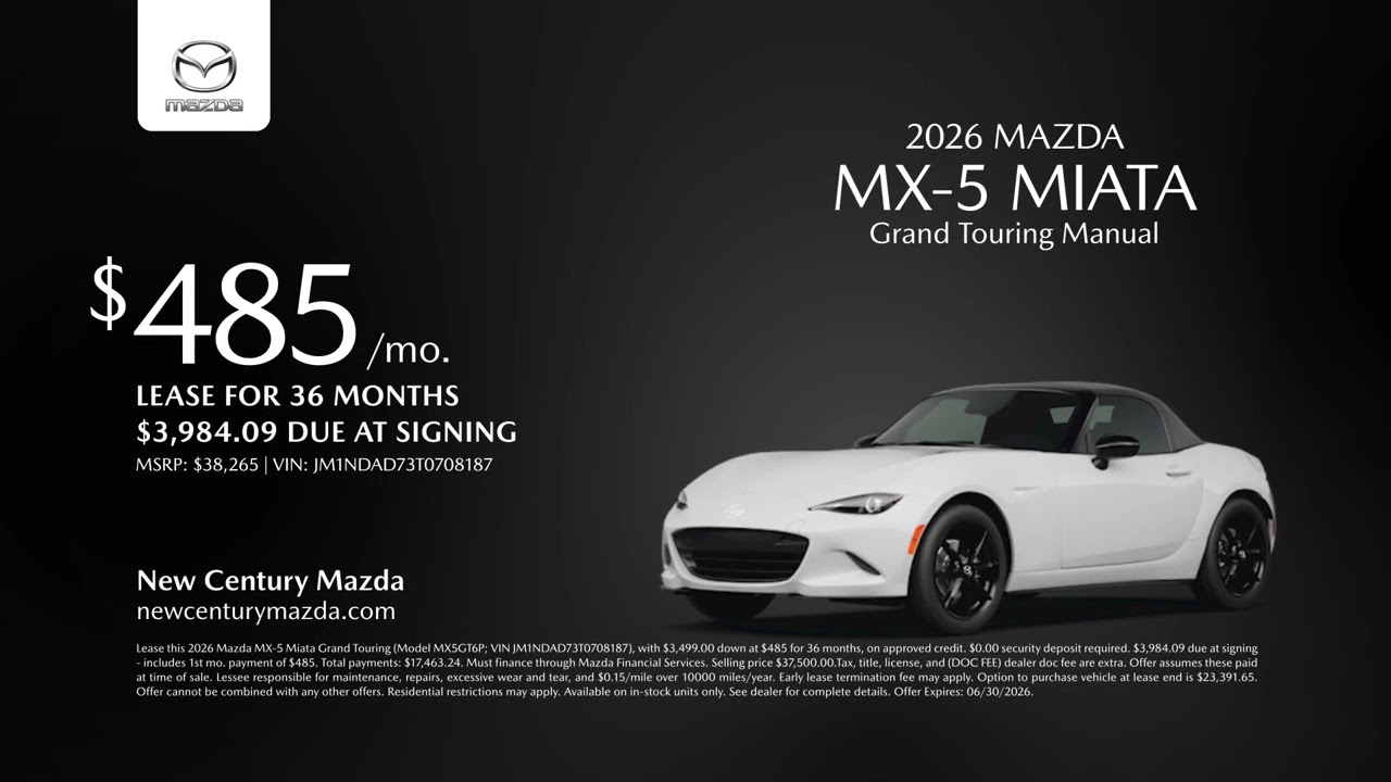 まー☆。.:＊・゜ Mazda MX-5 Miata 06/23/2026 7572944 - YouTube