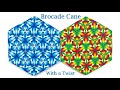 Brocade cane with a twist a polymer clay tutorial