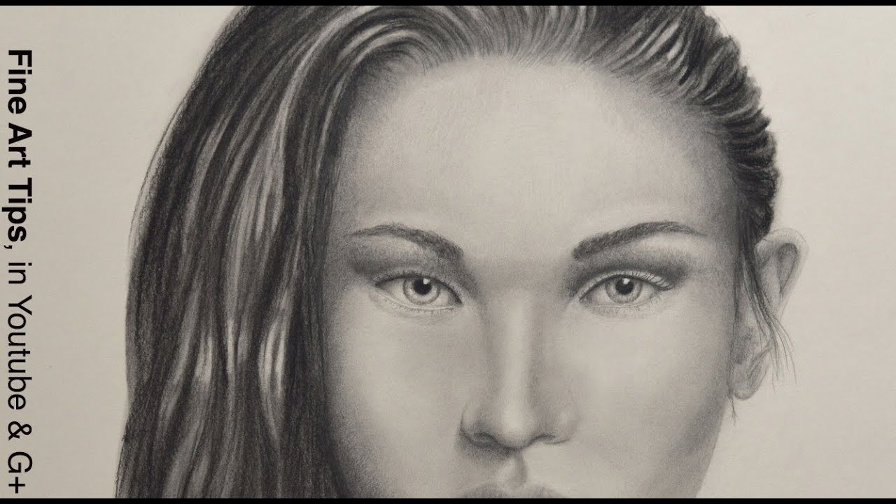 How to Draw a Realistic Face - YouTube