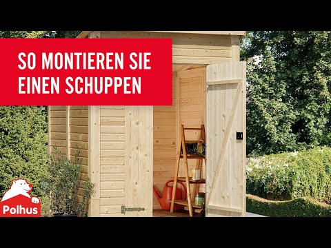 Video: Wie rahmen Sie einen 8x8-Schuppen ein?