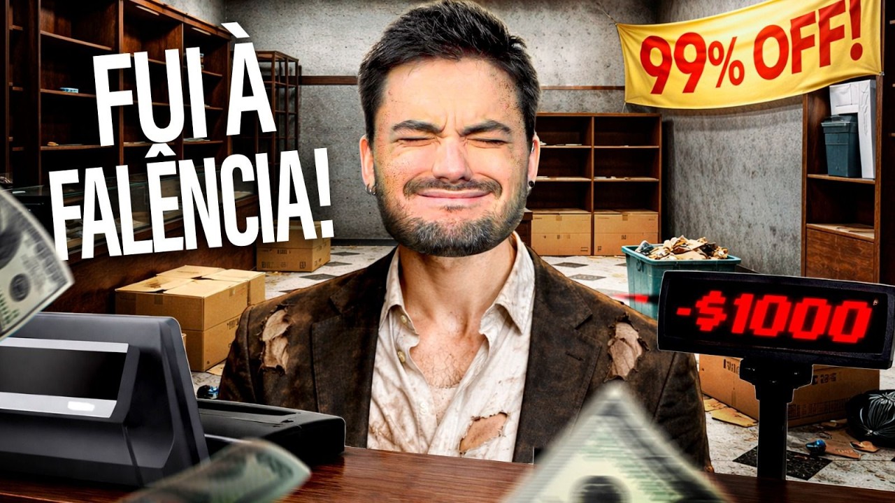 COMPREI UMA LOJA E FUI À FALÊNCIA!