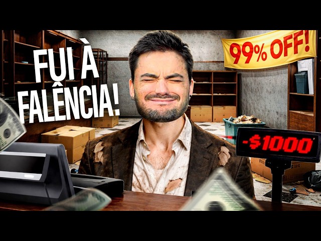 COMPREI UMA LOJA E FUI À FALÊNCIA!