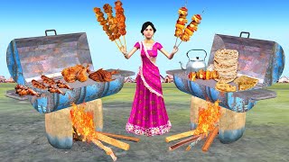 स्ट्रीट फूड बेचने वाली महिला Street Food Lady Selling Comedy Video