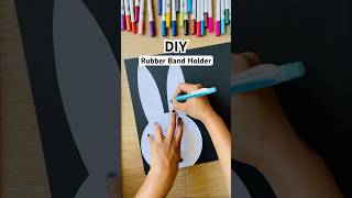 DIY Rubber Band Holder 😱 #crafteraditi #handmade #diy #craftactivity #quickcraft @CrafterAditi