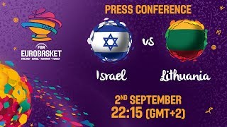 Israel v Lithuania - Press Conference