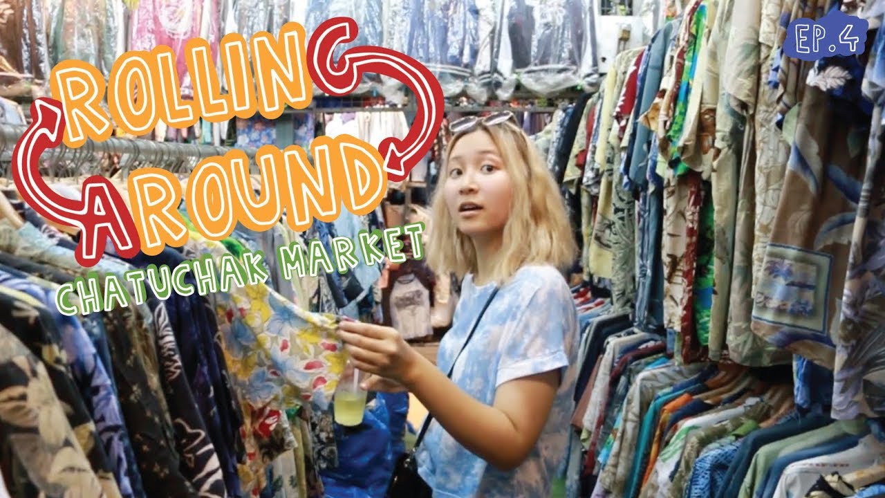 ขายส่งเสื้อฮาวาย  2022 New  RollingAround EP.4 เสื้อฮาวายราคา40บาท! l ตลาดนัดจตุจักร+เจเจกรีน