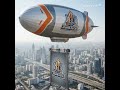 Hyper-Realistic CGI Blimp Billboard for Atharva Digital | Next-Gen Branding