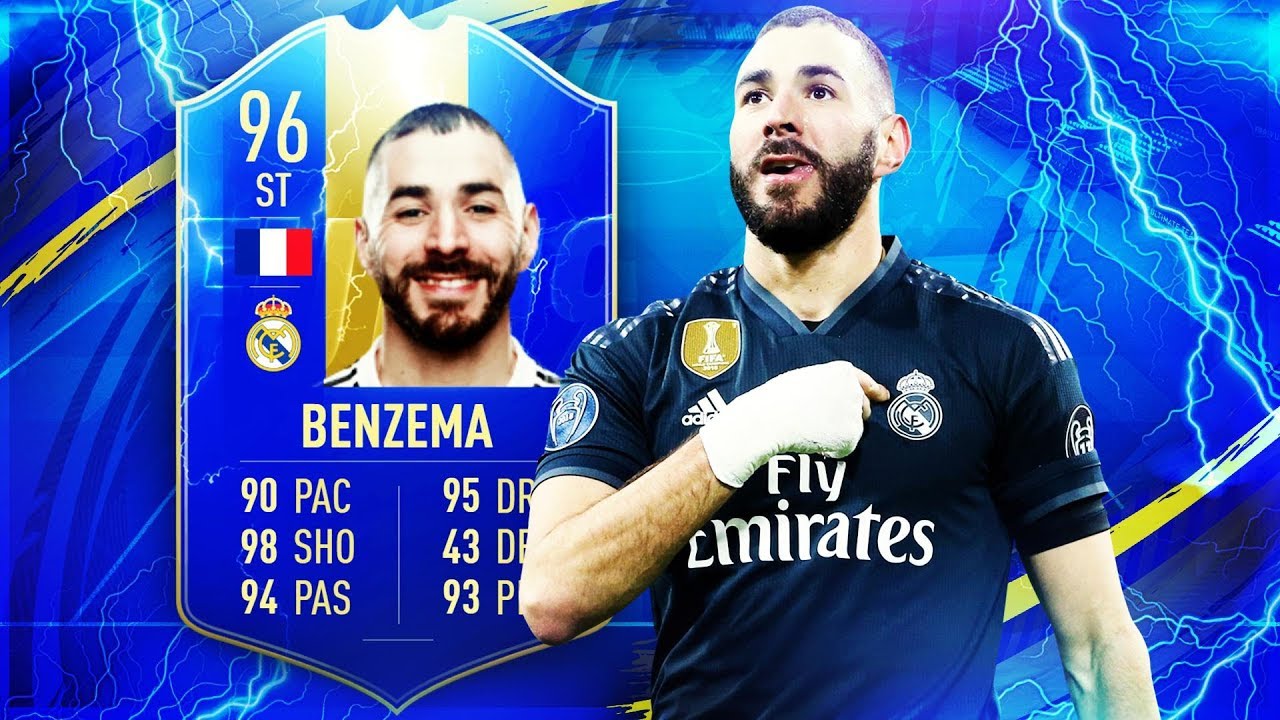 Tots Benzema 96 The Best La Liga Striker Fifa 19 Ultimate Team Youtube