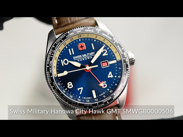 Swiss Military Hanowa City Hawk GMT SMWGB0000506 - YouTube