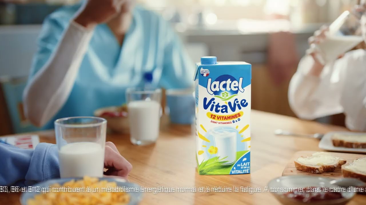 Faites le plein de vitalité dès le matin avec Lactel Vita'Vie !