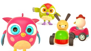 Cartoons for babies with Baby Owl. Toy cars for kids & baby toys. Baby cartoons & learning videos.