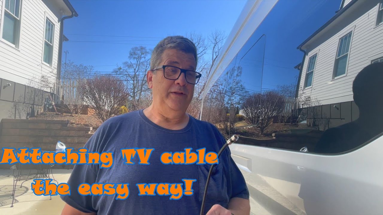 How to Attach Coax Cable the EZ Way YouTube