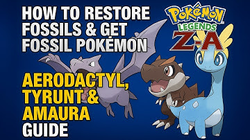 Hoe fossielen te herstellen en fossiele Pokémon te krijgen in Pokémon Legends Z-A