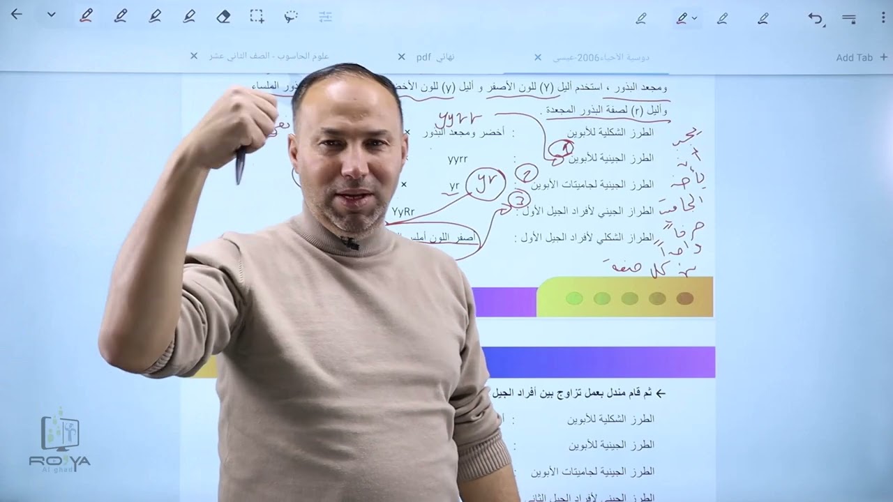 توجيهي أحياء قانون التوزيع الأول الحر  || الأستاذ عيسى الأمير || أحياء توجيهي