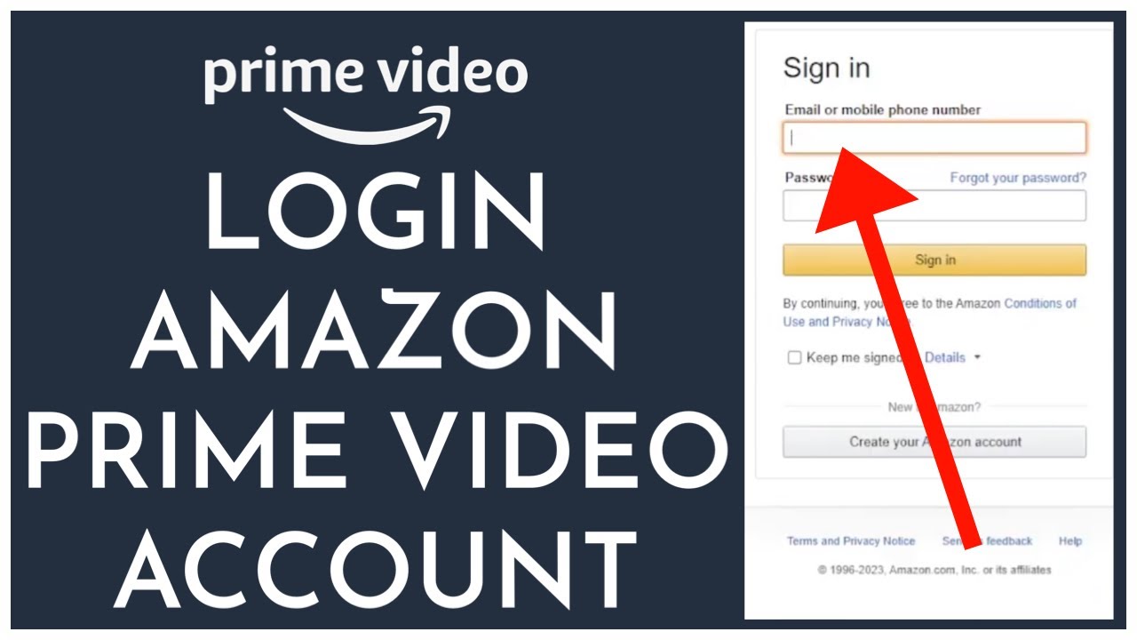 How to Login Amazon Prime Video Account 2023? - YouTube